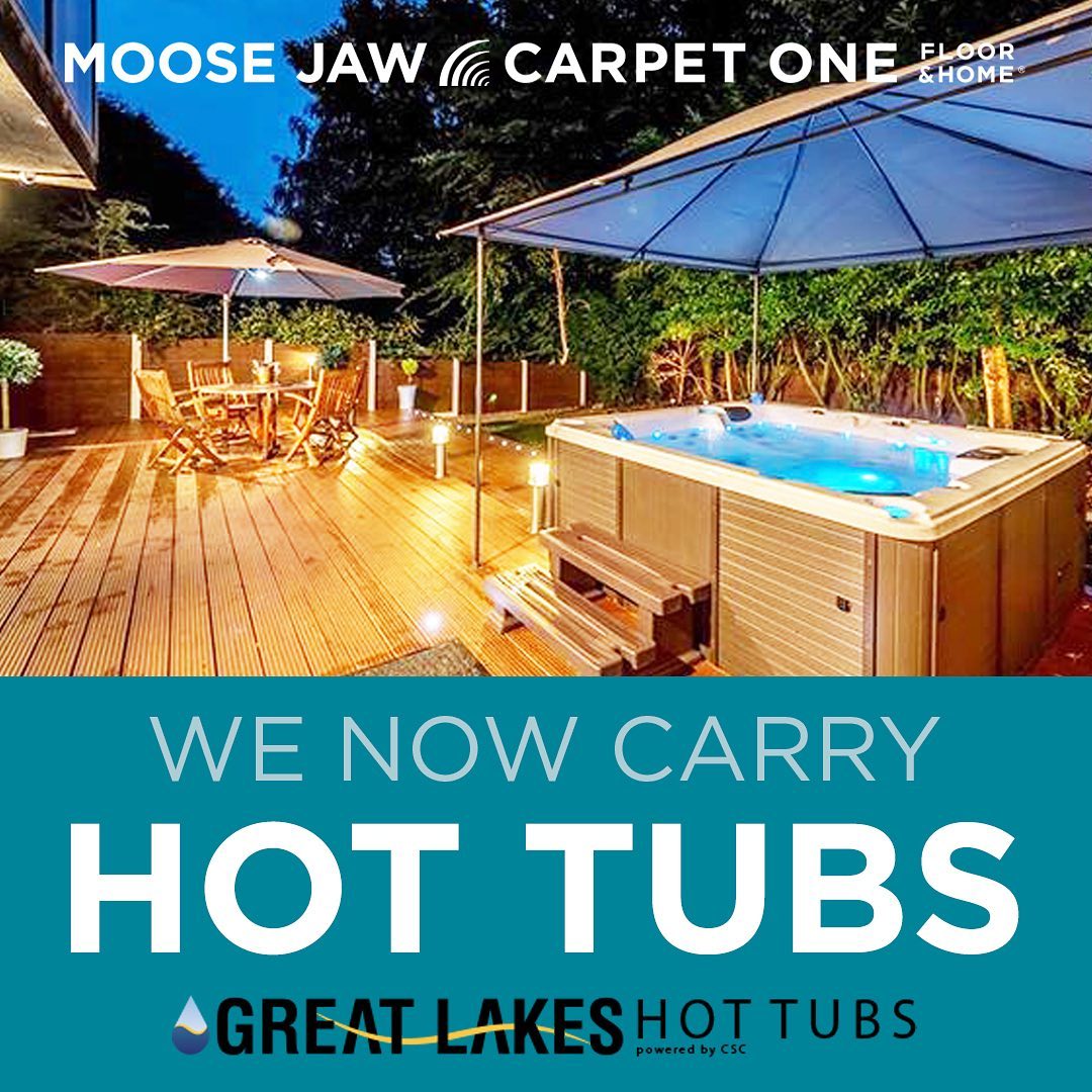 Carpet One hot tub graphics.