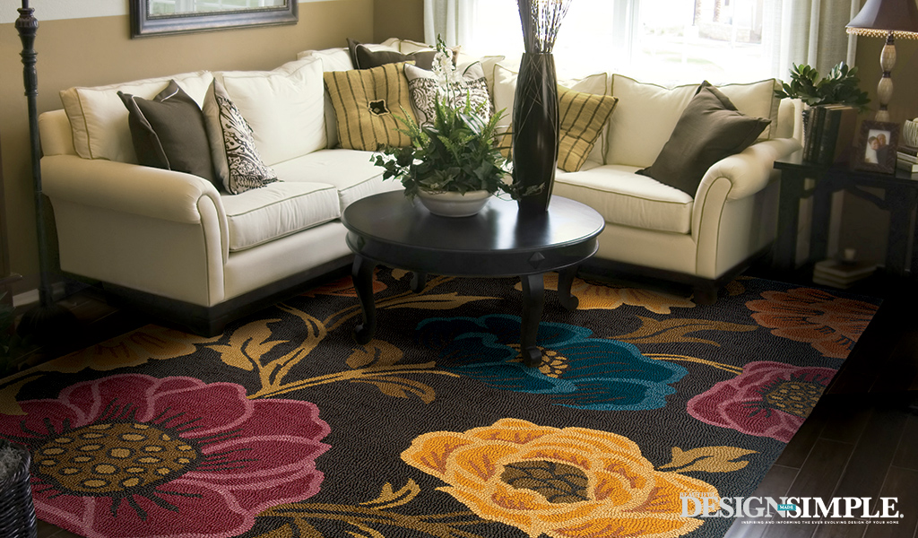 flower area rugs